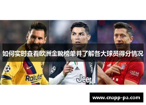 如何实时查看欧洲金靴榜单并了解各大球员得分情况