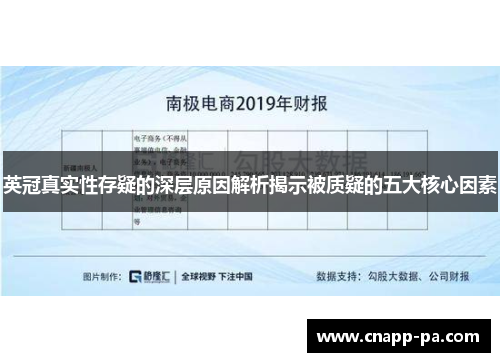 英冠真实性存疑的深层原因解析揭示被质疑的五大核心因素