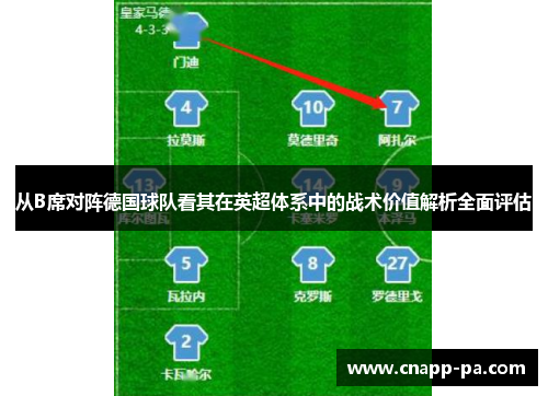 从B席对阵德国球队看其在英超体系中的战术价值解析全面评估 从B席对阵德国球队看其在英超体系中的战术价值解析全面评估